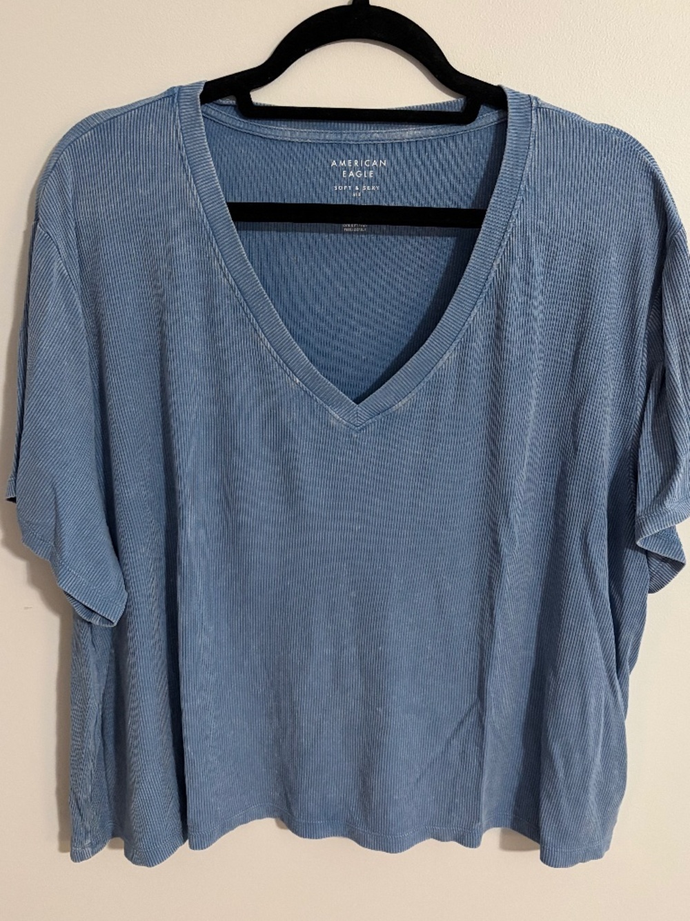 American Eagle soft and sexy ribbed crop top
